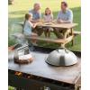 imagehomenote Griddle Accessories for Blackstone Commercial Grade 12 Inch Heavy Duty Melting Dome with Round Stainless Steel Smash Burger Press Perfect for Flat Top Hibachi Grill Outdoor IndoorDomeRound PressStainless Steel