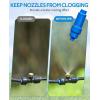 imageHOMENOTE Misting System with Filter 262FT 8M Misting Line  7 Brass Mist Nozzles  Brass Adapter34quot  Large Calcium Inhibitor Filter Mister for Outside Patio Cooling Greenhouse Garden Watering5905FT18M