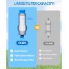 imagehomenote 2 Pack Calcium Inhibitor Filter for Outdoor Misting System Prevent Nozzles Clogging in Garden Patio Mister Large Filtration Capacity