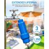 imagehomenote 2 Pack Calcium Inhibitor Filter for Outdoor Misting System Prevent Nozzles Clogging in Garden Patio Mister Large Filtration Capacity