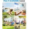 imagehomenote Fan Misting Kit for a Cool Patio Breeze 164FT Misting Line 5 Removable Brass Nozzle and Solid Brass Adapter34quot Outdoor Mister Fan for Patio Cooling