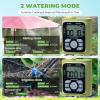 image:imageHOMENOTE Misting Cooling System with Timer 26FT Misting Hose7 Brass Nozzles34 Brass AdapterWater Timer with Mist Mode amp Irrigation Mode Outdoor Misters for Patio Cooling and Garden Watering59FT  18M
