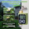 image:imageHOMENOTE Misting Cooling System with Timer 26FT Misting Hose7 Brass Nozzles34 Brass AdapterWater Timer with Mist Mode amp Irrigation Mode Outdoor Misters for Patio Cooling and Garden Watering26FT  8M