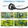 image:imageHOMENOTE Misting Cooling System 32FT PreAssembled Misting Kit 7 RustProof Nozzles 34 Adapter Outdoor Mister for Patio Cooling Greenhouse Pet amp Chicken Coop98FT  30M