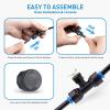 image:imageHOMENOTE Misting Cooling System 32FT PreAssembled Misting Kit 7 RustProof Nozzles 34 Adapter Outdoor Mister for Patio Cooling Greenhouse Pet amp Chicken Coop98FT  30M