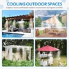 image:imageHOMENOTE Misting Cooling System 98FT30M PreAssembled Kit with 27 Brass Nozzles amp 34 Brass Adapter Cooling Mister for Patio Backyard Pets Garden amp GreenhouseBlack
