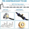 image:imageHOMENOTE Misting Cooling System 98FT30M PreAssembled Kit with 27 Brass Nozzles amp 34 Brass Adapter Cooling Mister for Patio Backyard Pets Garden amp GreenhouseBlack