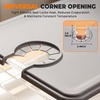 image:imageHOMENOTE Sous Vide Container 12 Quart with Collapsible Silicone LidComplete Sous Vide Accessories Kit BPA FreeCompatible with Anova and Most Sous Vide CookersComes with RackContainer