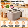image:imageHOMENOTE Sous Vide Container 12 Quart with Collapsible Silicone LidComplete Sous Vide Accessories Kit BPA FreeCompatible with Anova and Most Sous Vide CookersComes with RackContainer  Rack  Sleeve