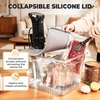 image:imageHOMENOTE Sous Vide Container 12 Quart with Collapsible Silicone LidComplete Sous Vide Accessories Kit BPA FreeCompatible with Anova and Most Sous Vide CookersComes with RackContainer  Rack  Sleeve