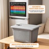image:imageHOMENOTE Sous Vide Container 12 Quart with Collapsible Silicone LidComplete Sous Vide Accessories Kit BPA FreeCompatible with Anova and Most Sous Vide CookersComes with RackContainer  Rack  Sleeve