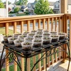 image:imagehomenote 4 Inch Seed Starting Trays with Humidity Domes for Plants 4 Pack 12Cell Seedling Starter Trays Plant Starter Germination Trays for Pots Seedlings for Indoor4 Opening Compatible Pots3 Inch