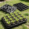 image:imagehomenote 4 Inch Seed Starting Trays with Humidity Domes for Plants 4 Pack 12Cell Seedling Starter Trays Plant Starter Germination Trays for Pots Seedlings for Indoor4 Opening Compatible Pots3 Inch