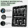 image:imagehomenote 4 Inch Seed Starting Trays with Humidity Domes for Plants 4 Pack 12Cell Seedling Starter Trays Plant Starter Germination Trays for Pots Seedlings for Indoor4 Opening Compatible Pots3 Inch