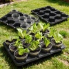 image:imagehomenote 4 Inch Seed Starting Trays with Humidity Domes for Plants 4 Pack 12Cell Seedling Starter Trays Plant Starter Germination Trays for Pots Seedlings for Indoor4 Opening Compatible Pots4 Inch