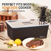 image:imageHOMENOTE Sous Vide Container 26 Quart With LidBPA Free Complete Accessories For Anova and Most Sous Vide CookersAnova Container KitLarge Sous Vide Containerwith 2 Rack