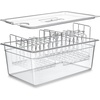 image:imageHOMENOTE Sous Vide Container 26 Quart With LidBPA Free Complete Accessories For Anova and Most Sous Vide CookersAnova Container KitLarge Sous Vide Containerwith 2 Rack