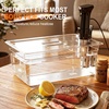 image:imageHOMENOTE Sous Vide Container 26 Quart With LidBPA Free Complete Accessories For Anova and Most Sous Vide CookersAnova Container KitLarge Sous Vide Containerwithout accessories