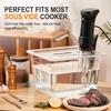 image:imageHOMENOTE Sous Vide Container 26 Quart With LidBPA Free Complete Accessories For Anova and Most Sous Vide CookersAnova Container KitSous Vide Containerwithout accessories