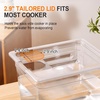 image:imageHOMENOTE Sous Vide Container 26 Quart With LidBPA Free Complete Accessories For Anova and Most Sous Vide CookersAnova Container KitSous Vide Containerwithout accessories