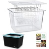 image:imageHOMENOTE Sous Vide Container 26 Quart With LidBPA Free Complete Accessories For Anova and Most Sous Vide CookersAnova Container KitSous Vide Containerwith Rack  Sleeve