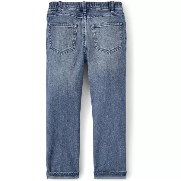 Gymboree Boys' and Toddler Pull on Denim Jeans