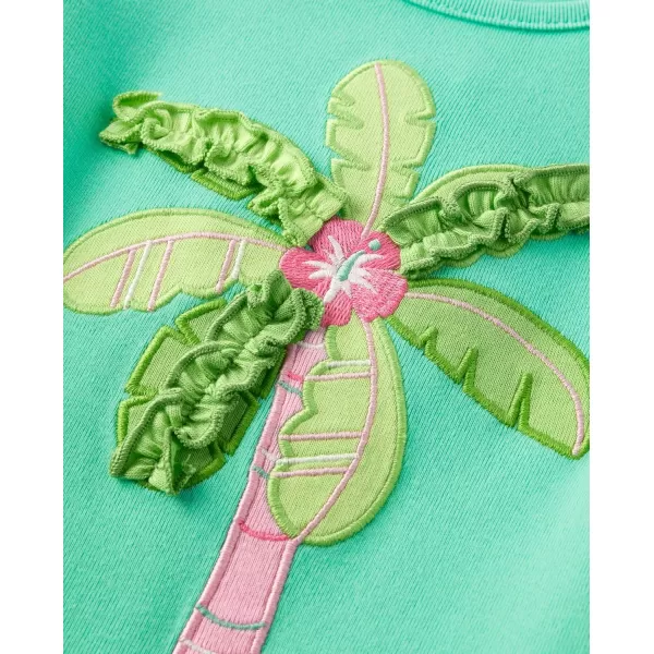 Gymboree Girls' and Toddler Embroidered Graphic Short Sleeve T-Shirts