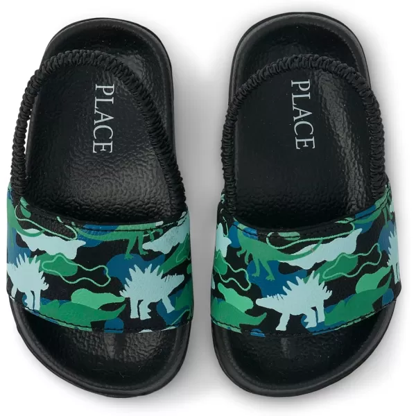 The Children's Place Baby-Boy's Toddler Everyday Slide Sandals with Backstrap