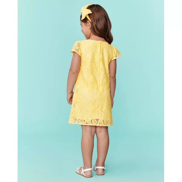 The Children's Place Baby Girls' One Size and Toddler Short Sleeve Dressy Special Occasion Dresses