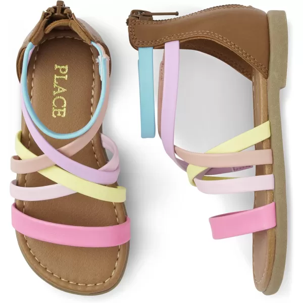 The Children's Place Baby-Girl's and Toddler Gladiator Sandals