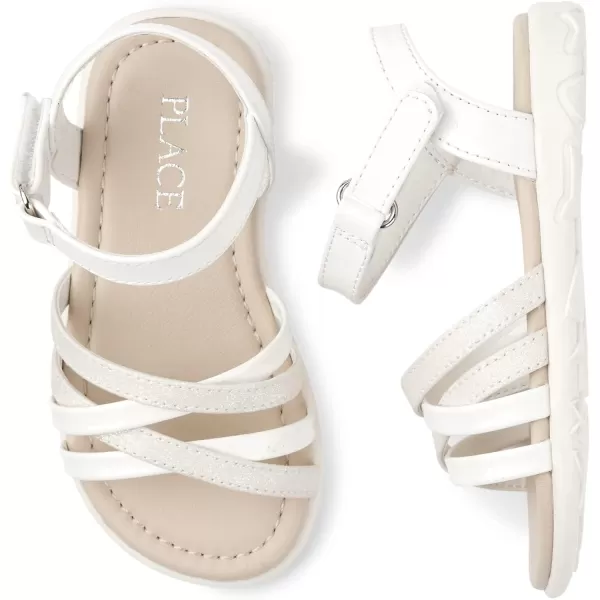 The Children's Place Baby-Girl's and Toddler Glitter Sandals