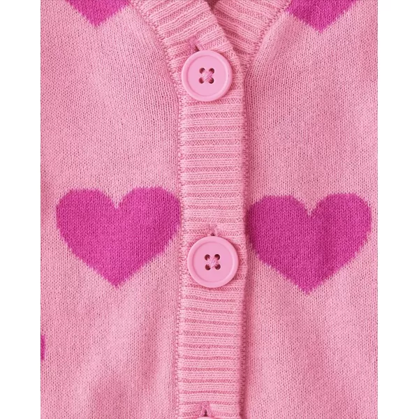 The Children's Place Baby Girls' and Toddler Long Sleeve Knit Button Cardigan