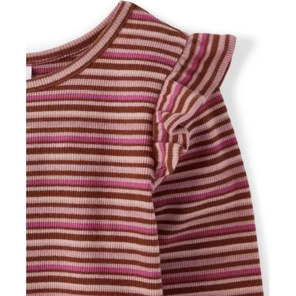 The Children's Place Baby Girls' and Toddler Long Sleeve Ruffle Top