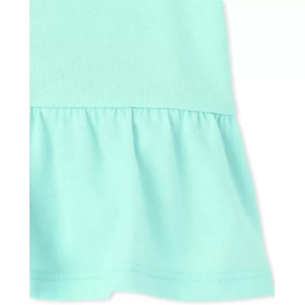 The Children's Place Baby Girls' and Toddler Short Sleeve Flutter Knit Shirts
