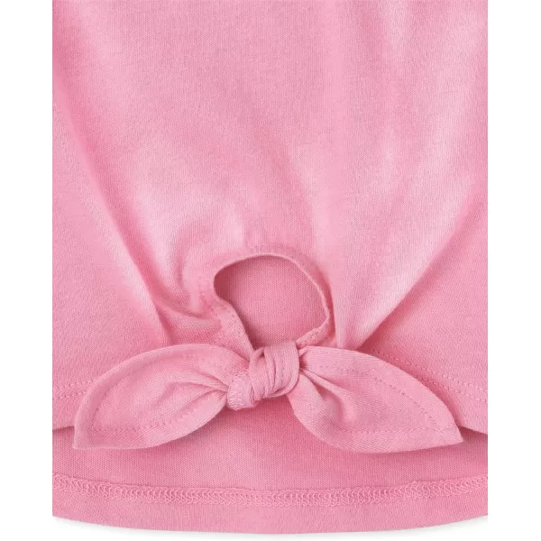 The Children's Place Baby Girls' and Toddler Short Sleeve Flutter Knit Shirts