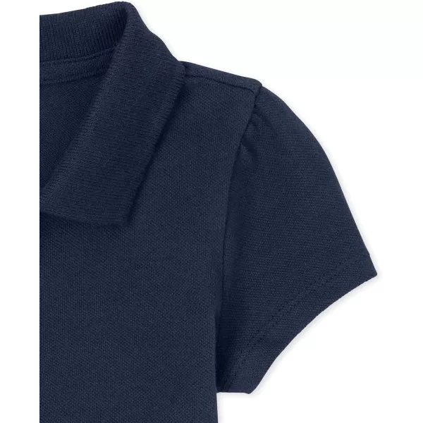 The Children's Place Baby Girls' and Toddler Short Sleeve Pique Polo