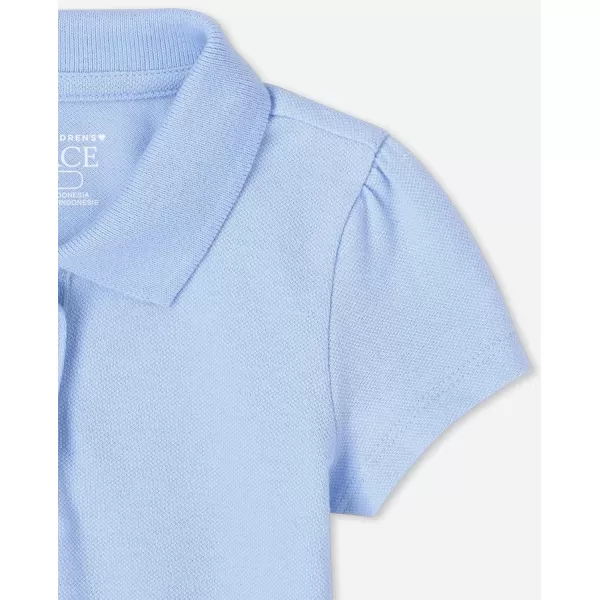 The Children's Place Baby Girls' and Toddler Short Sleeve Pique Polo