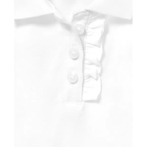 The Children's Place Baby Girls' and Toddler Short Sleeve Pique Polo