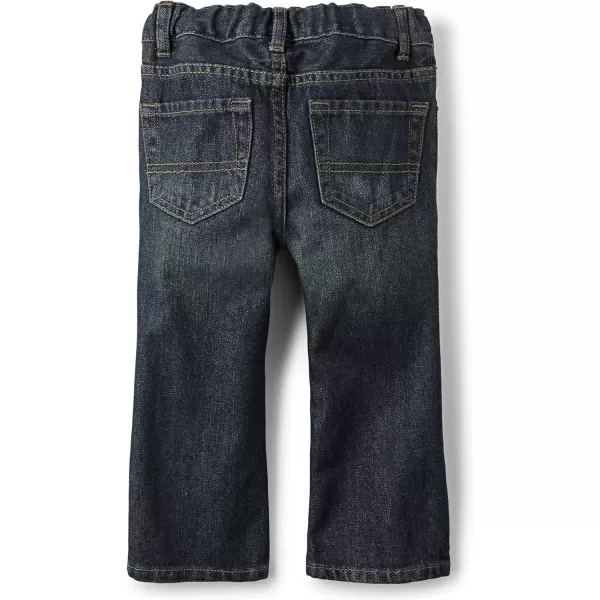 The Children's Place Baby Toddler Boys Basic Bootcut Jeans