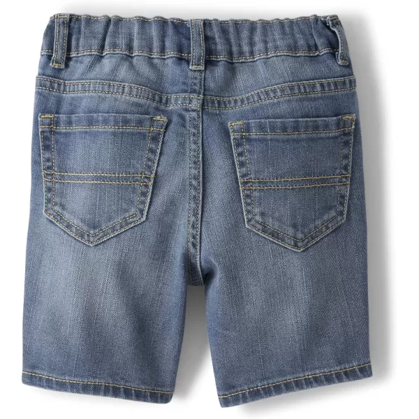 The Children's Place Baby Toddler Boys Stretch Denim Shorts