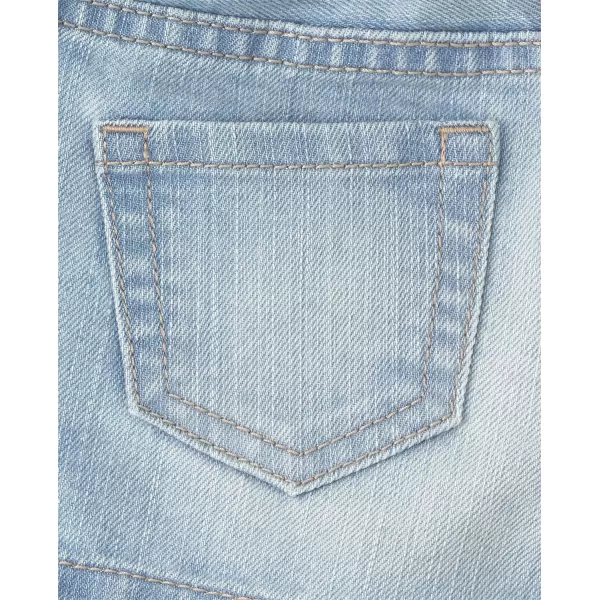 The Children's Place Baby Toddler Girls Denim Shortie Shorts