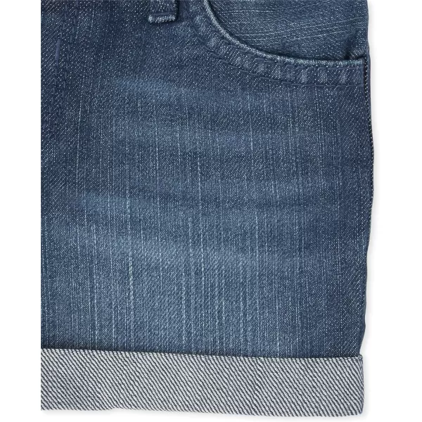 The Children's Place Baby Toddler Girls Denim Shortie Shorts