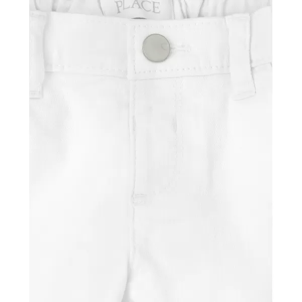 The Children's Place Baby Toddler Girls Denim Shortie Shorts