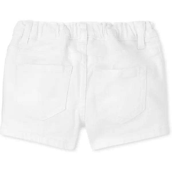 The Children's Place Baby Toddler Girls Denim Shortie Shorts