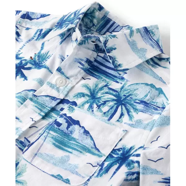 The Children's Place Big Boys' Short Sleeve Button Down Shirt