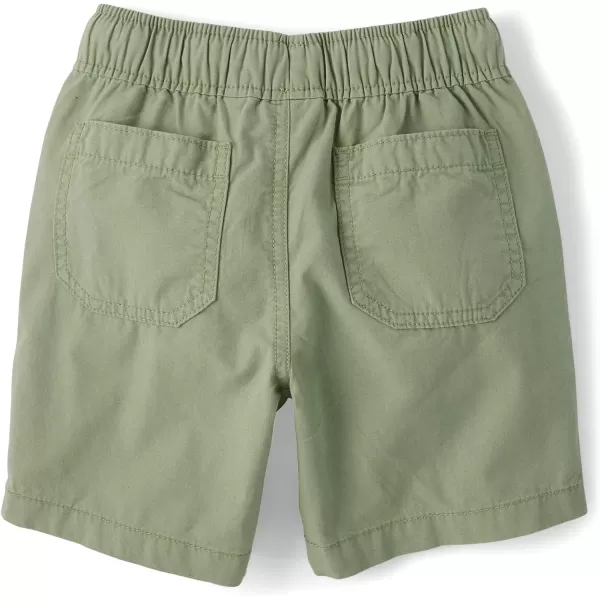 The Children's Place Boys' Cotton Pull on Jogger Shorts