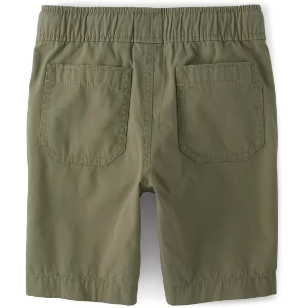 The Children's Place Boys' Cotton Pull on Jogger Shorts