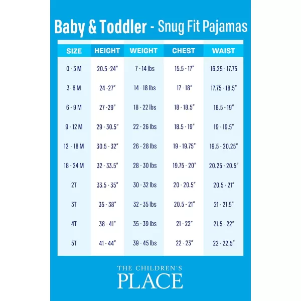 The Children's Place Boys' Long Sleeve Top and Pants Snug Fit 100% Cotton 2 Piece Pajama Set