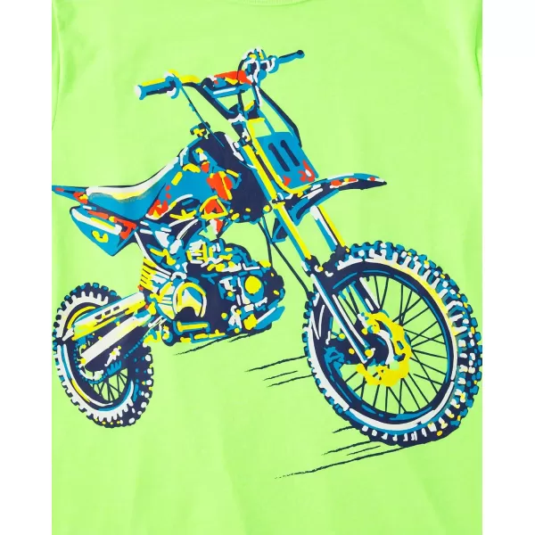 The Children's Place Boys' Vehicles Short Sleeve Graphic T-Shirts,multipacks