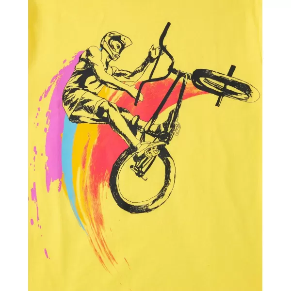 The Children's Place Boys' Vehicles Short Sleeve Graphic T-Shirts,multipacks